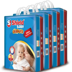 Shield Baby - Diaper Mega Bachat Pack Medium (62-Diapers,