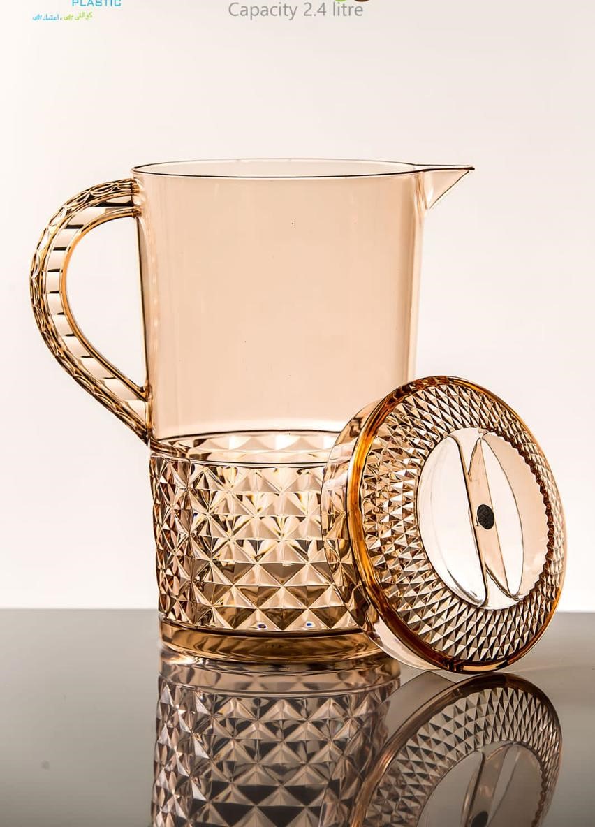 Crystal Plastic Novel Water Jug - 2.4L - Image 2