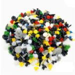 100PCS Car Fender Plastic Clips Bumper Interior Decoration
