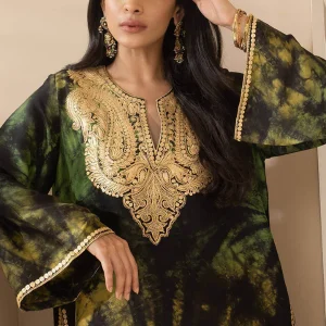 Farida Hasan -2PC Lawn Neckline Embroidered Shirt With