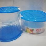 3 Piece Bowl Set Plastic Box Storage Box with Coloured