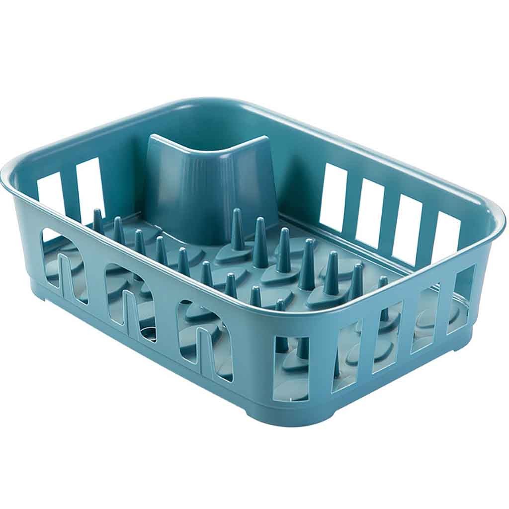 1pc Foldable Cutlery Storage Box Drain Bowl Dish Drying Rack - Image 2