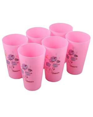 Plastic Picnic Glasses - Pack of Six - Small Size