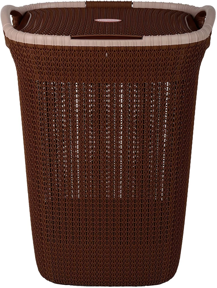New Laundry Baskets - Plastic - With Lid - Dirty Clothes Organizer - Image 3