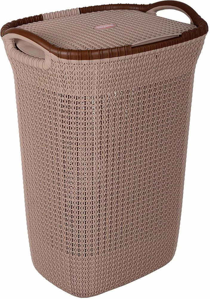 New Laundry Baskets - Plastic - With Lid - Dirty Clothes Organizer - Image 2