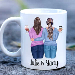Customize Best Friend Mug Cup Gift With Custom Name's