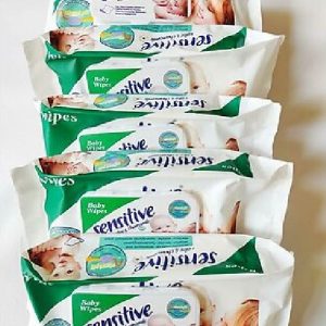 baby wipes sensitive baby cotton wipes pack of 10 with flip