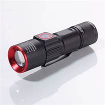 Torch - Mini LED Micro USB Charging with Cable and Case - USB Charging Powerful Flashlight 3800LM XPE COB Small Rechargeable - Flash Light Zoomable