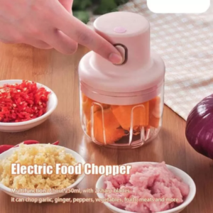 Electric Mini Food Grinder and Chopper - Compact and Efficient Kitchen Appliance