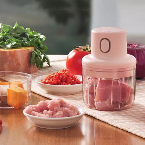 Electric Mini Food Grinder and Chopper - Compact and Efficient Kitchen Appliance - Image 3