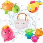 Tiny World Jurasic Park Rubber Dinosaur Toys - Water Animal Figure Toy Set For Kids Boys Girls Baby Fun Play Toy