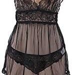 Full Body Sexy Stocking for Women & Girls, Black Flexible Nighty Free size, Fishnet