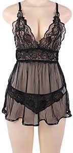 Full Body Sexy Stocking for Women & Girls, Black Flexible Nighty Free size, Fishnet