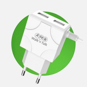 Original AMB Fast charger 2 USB port For ALL ANDROID MOBILES