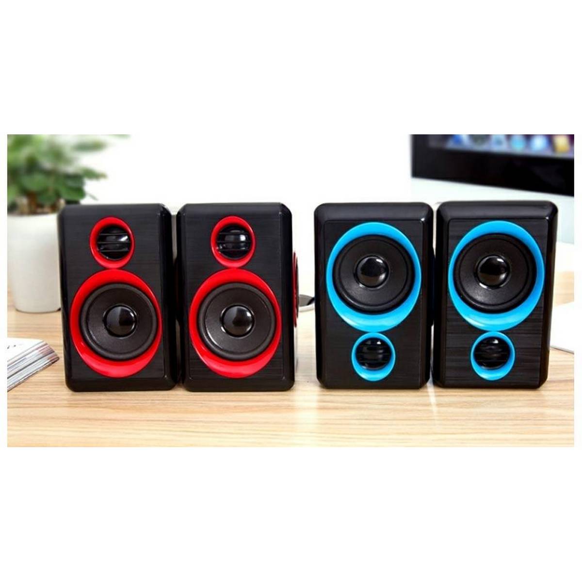 FT 165 Prime USB Speaker - Wired Speaker for Computer and Laptops - Small Speakers - Prime FT165 USB Multimedia Bass Speakers Sub Woofer Speaker - Image 2