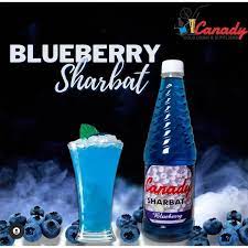 Blueberry Flavored Syrup / Sharbat By Canady Cold Drinks | Premier Quality | hygienic ingredient |