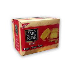 CAKE RUSK MINI 6pec/Box Rs.25