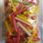 Colourfull Big Pipe Papad - 1Kg