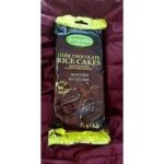 Dark Chocolate Rice Cakes. Imported. Gluten Free. High Fibre. 2 Cakes in 1 pack.