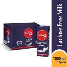 Day fresh Lactose Free Milk 1 Ltr Pack of 12
