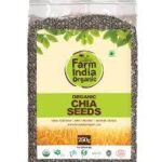Farm India Organic Chia Seeds | Certified Gluten Free| Vacuum Packed | 5 kg | Natural