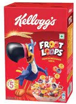 Kellogg'ss Fruit Loops Multigrain Cereal , 375g