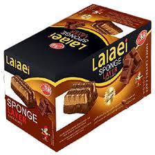 Lalaei Sponge 3 Layer Chocolate Cake 24pcs Box