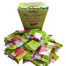 Moiz Gurr Natural and Pure Strawberry 1Bix in 30pcs