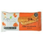 Nutrilov Peanut Butter & Raisin Granola Bar Box (6 Bars - 45g Each)