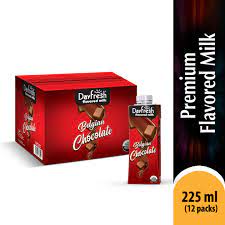 Pack of 12 Dayfresh Belgian Chocolate Flavored Milk 225ml
