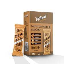 Rel0ad Bar - - Salted Caramel & Almond - Box (6 Bars)