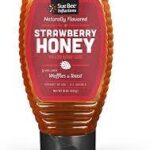 SueBee Infusions Strawberry Flavored Honey, 16 Ounce Sue Bee Strawberry Infused Honey For Waffles, Toast, Salads, (Imported)
