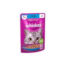 WHISKAS JELLY POUCH FOR CAT 100G MIX FLAVOUR