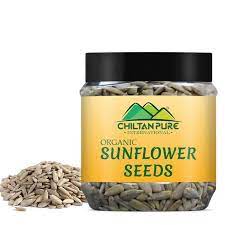 Sunflower Seeds – Excellent source of Vitamin B1, Vitamin B6, Iron, Copper, Selenium, Manganese, Zinc – 100% pure organic