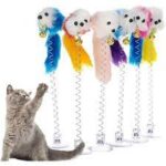 01 pcs Cat Playing Soft Mouse Toy - Small