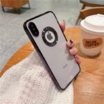 iPhone X/XS Case Cover with Camera Lens Protector Compatible with MagSafe Charger Anti-Scratch Shockproof Slim Design Clear Electroplated Color Frame for Women and Men (different color available))