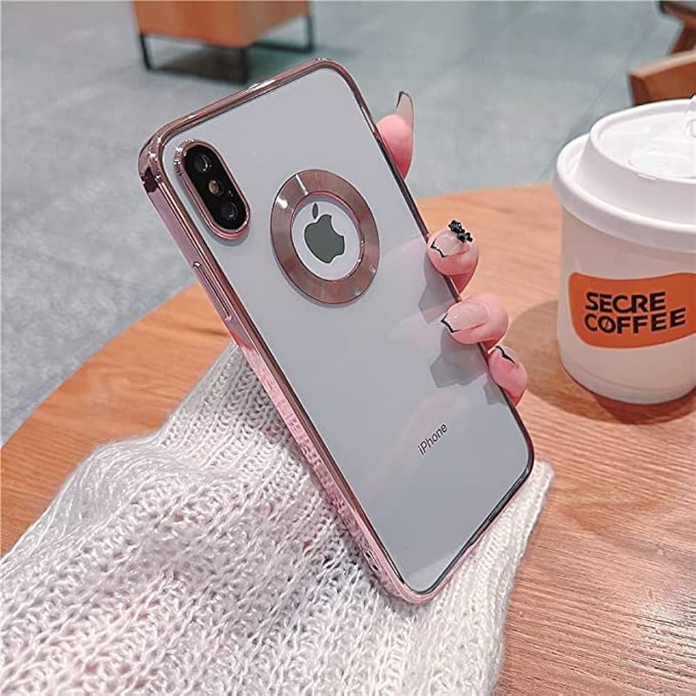 iPhone X/XS Case Cover with Camera Lens Protector Compatible with