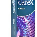 Carex Ribbed Condoms - Pack of 12
