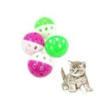 Cat plastic Playing Ball with bell