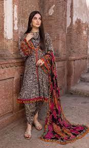 Charizma - 3PC Lawn Printed Shirt with Printed Premium Organza Dupatta