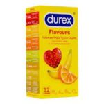 Durex Condoms Coloured and Flavoured Fruit Flavoured Condoms 12s - Pack of 2