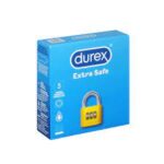 Durex Condoms Extra Safe Extra Thick Safety Condoms 3s