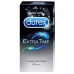 Durex Extra Time - 10 Condoms, 10s(Pack of 1)