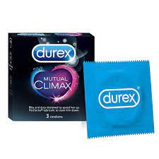 Durex Mutual Climax - 3 Condoms, 3s(Pack of 1)