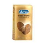 Durex Real Feel - 10 Condoms, 10s(Pack of 1)