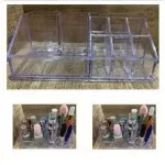 Premium Makeup Organizer - Stylish Storage Solution For Lipsticks, Cosmetic Brushes, Eyeliners, And Nail Polishes