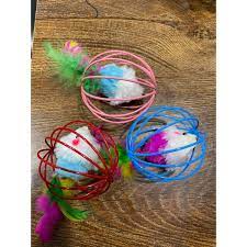 Rounding Cage Mouse toy For Cats