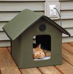 Wooden cat house- Cat houses- cat home- cat house big