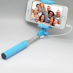 SELFI STICK WITH Mini Monopod with Aux Cable for all Smartphones Selfie Stick