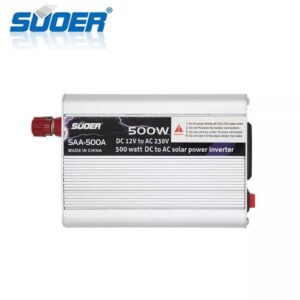 SUOER Power Inverter 500w DC to AC 12V to 220V inverter with Buzzer